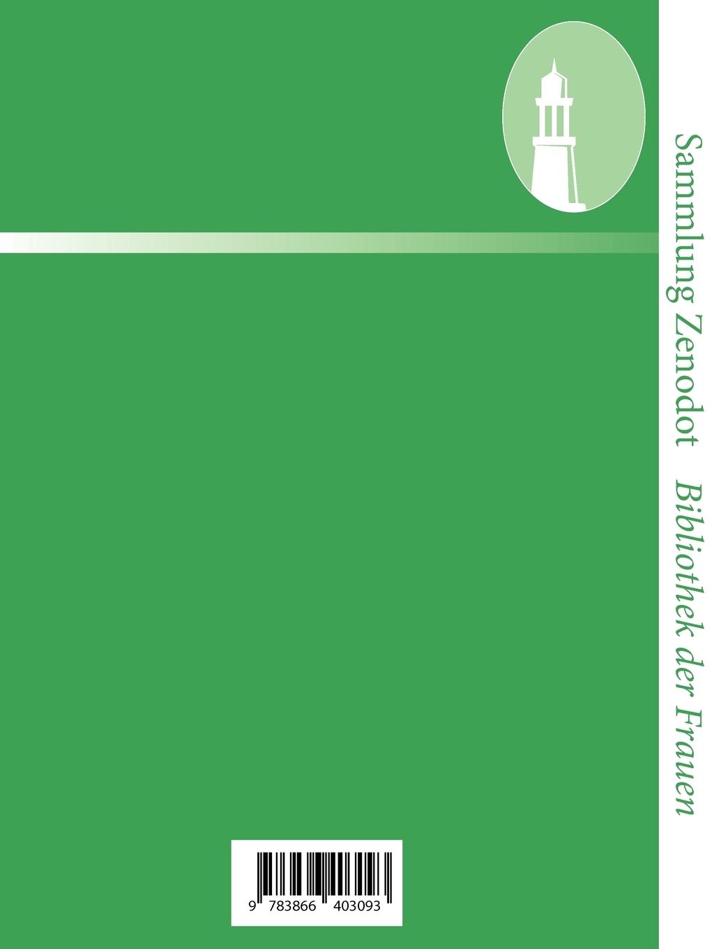 Rückseitencover Die wissenschaftliche Emancipation der Frau