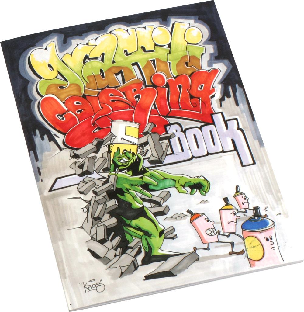 Vorderes Coverbild Graffiti Coloring Book