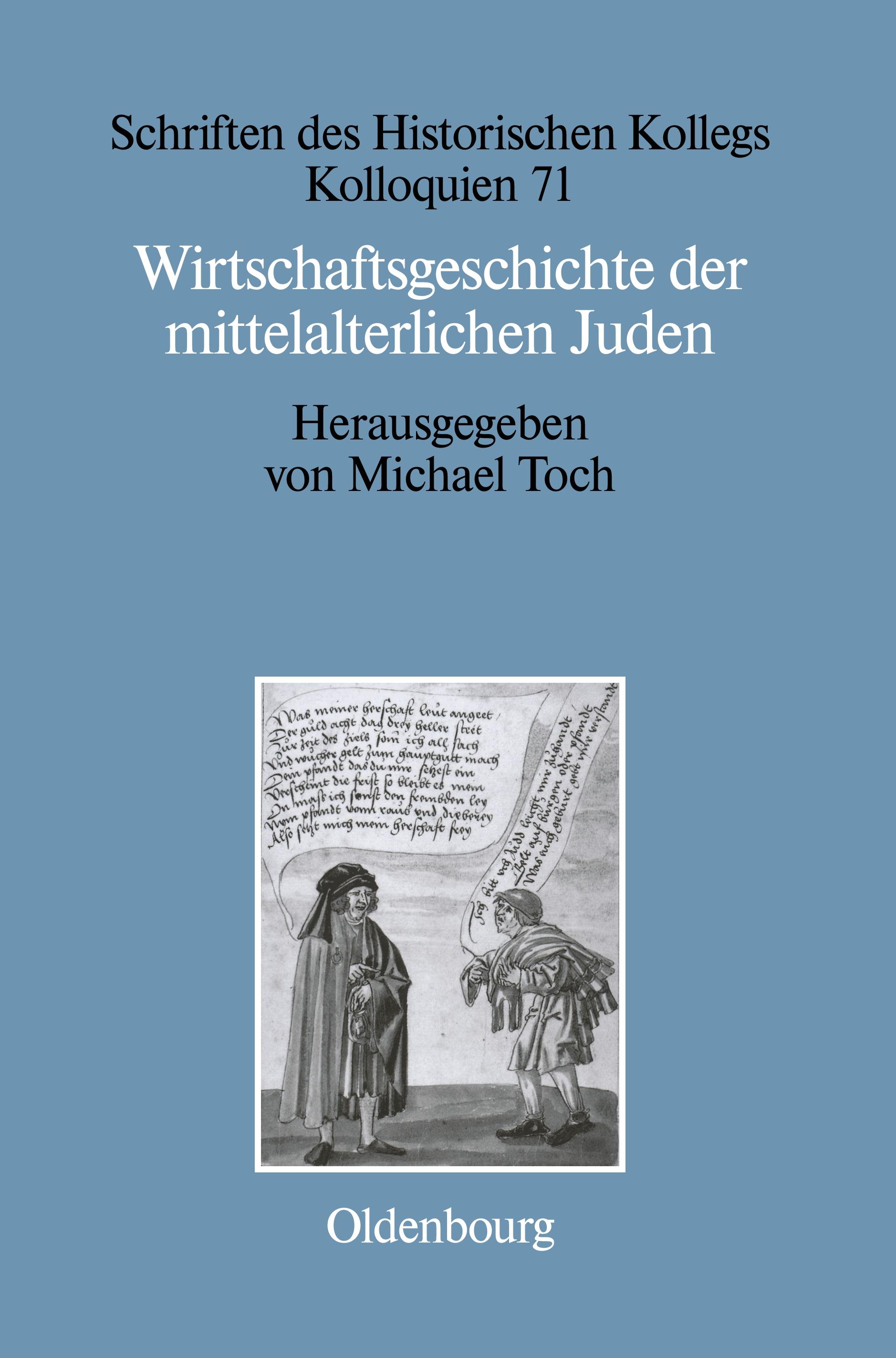 Vorderes Coverbild Wirtschaftsgeschichte der mittelalterlichen Juden