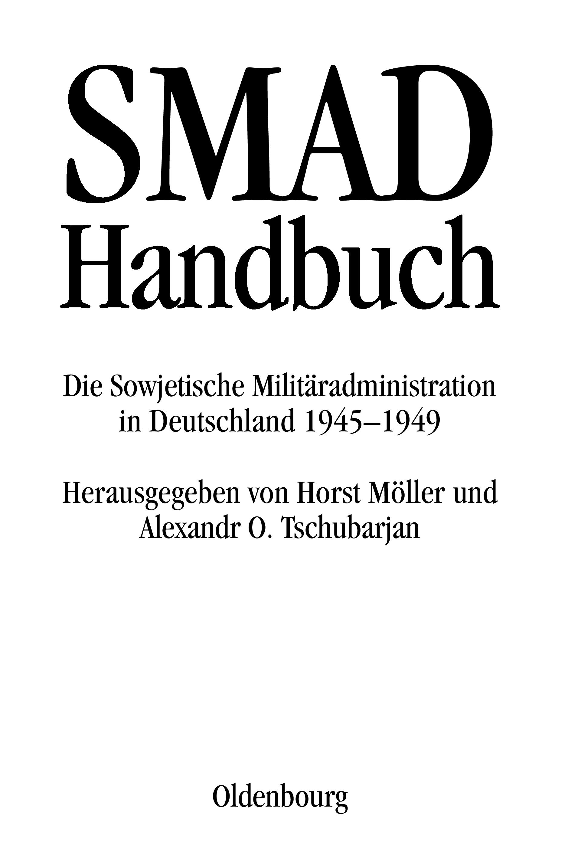 Vorderes Coverbild SMAD-Handbuch
