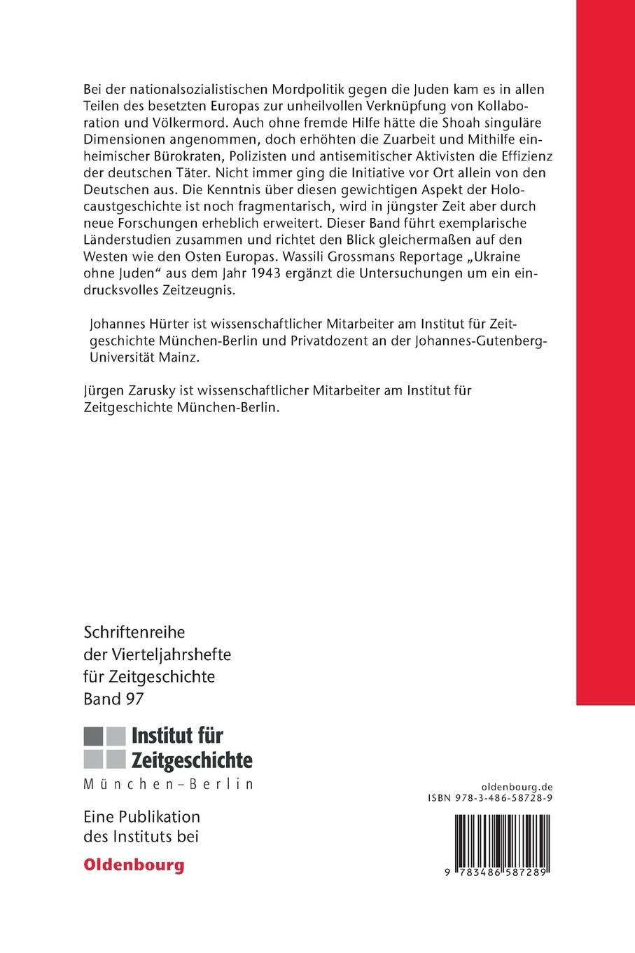 Rückseitencover Besatzung, Kollaboration, Holocaust