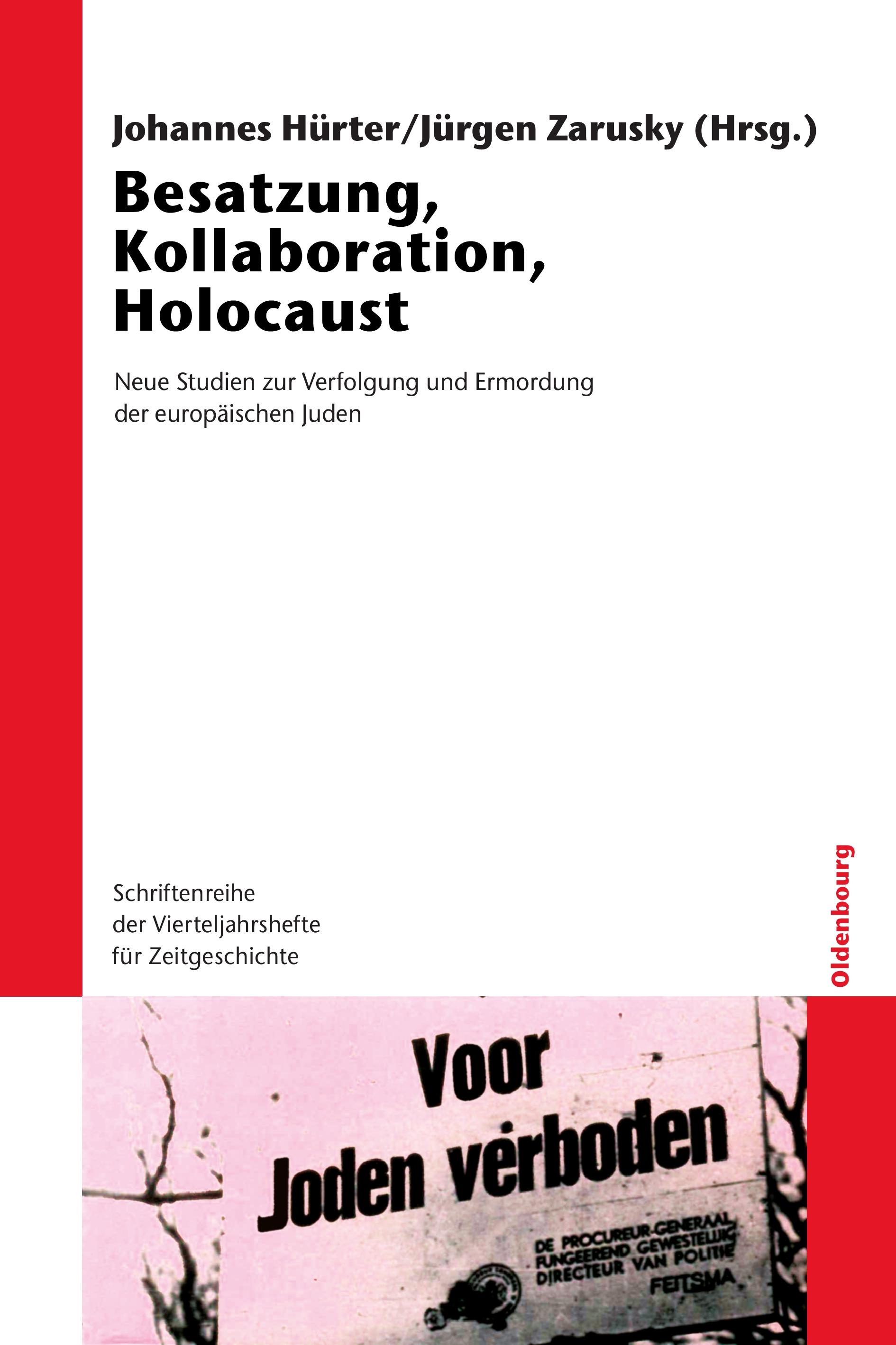 Vorderes Coverbild Besatzung, Kollaboration, Holocaust