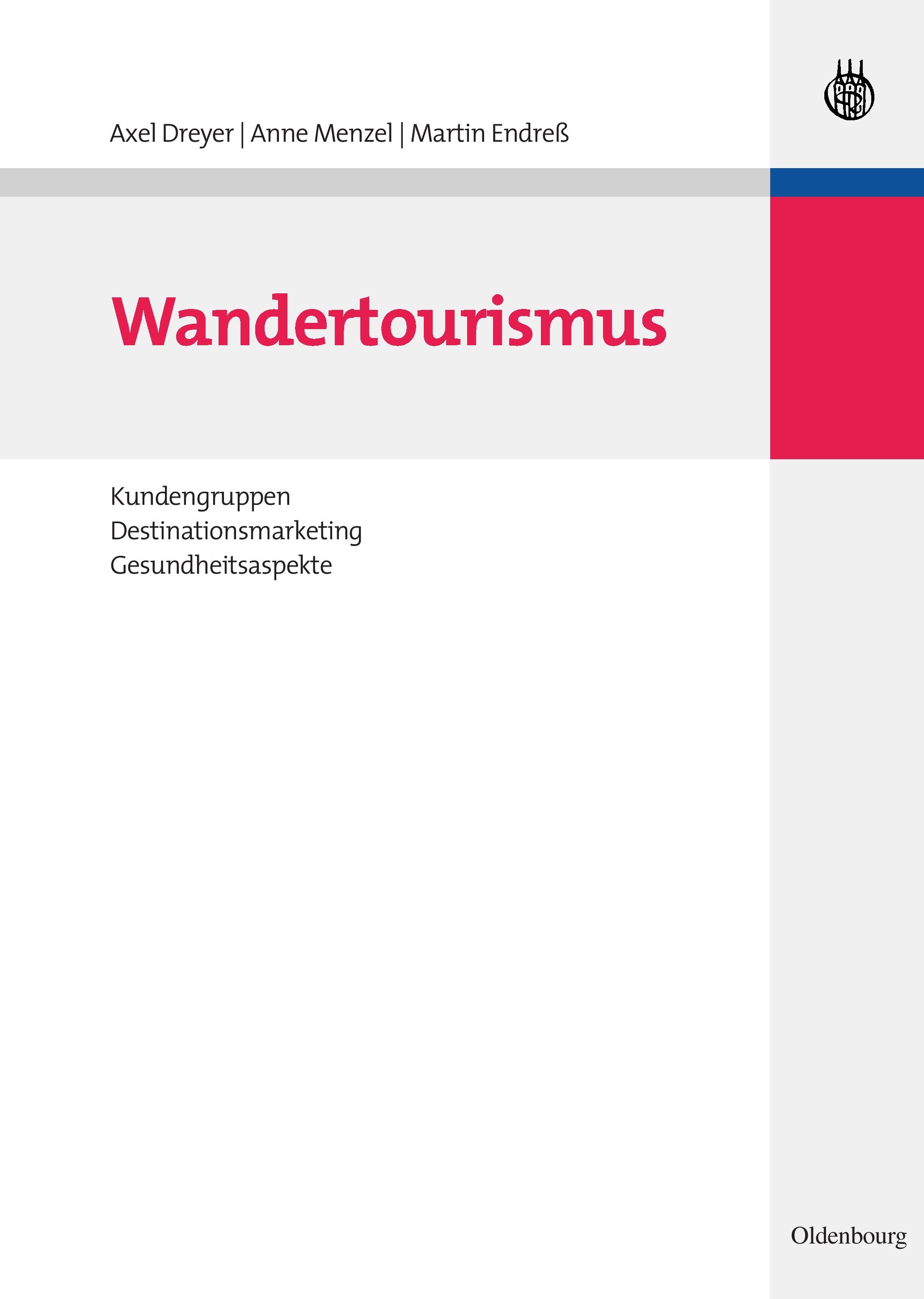 Vorderes Coverbild Wandertourismus