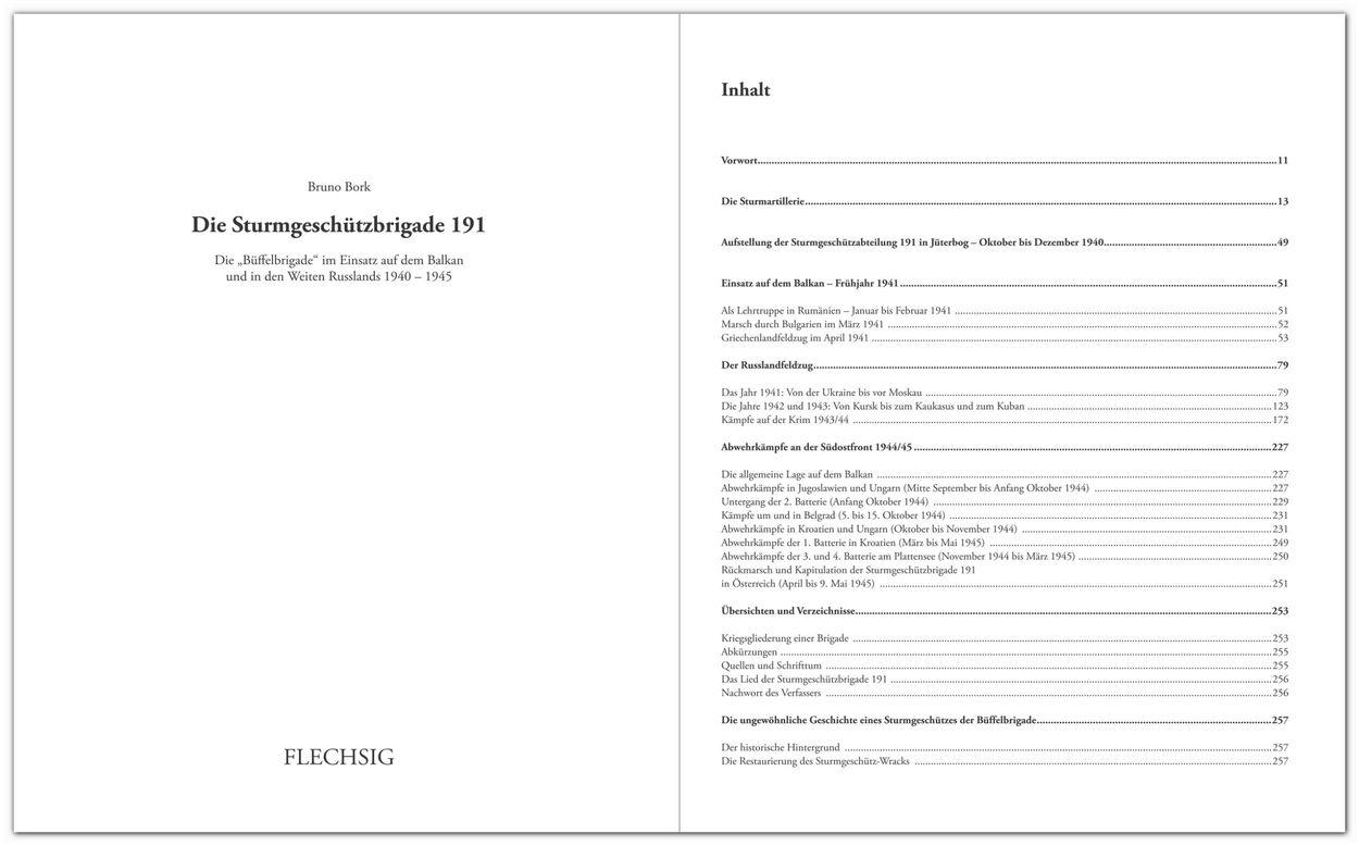 Beispielinhalt (Bild) Die Sturmgeschützbrigade 191