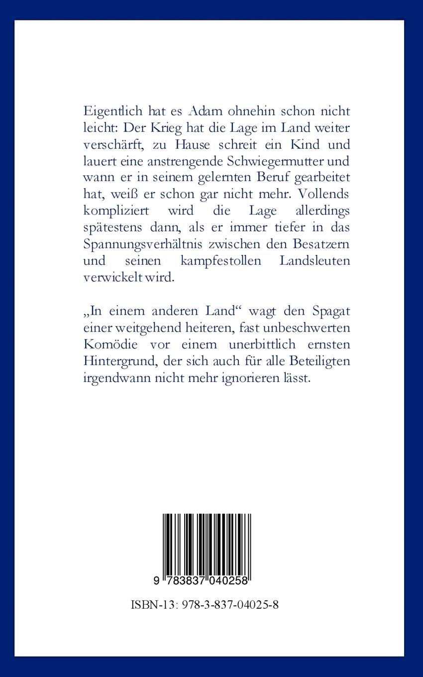 Rückseitencover In einem anderen Land