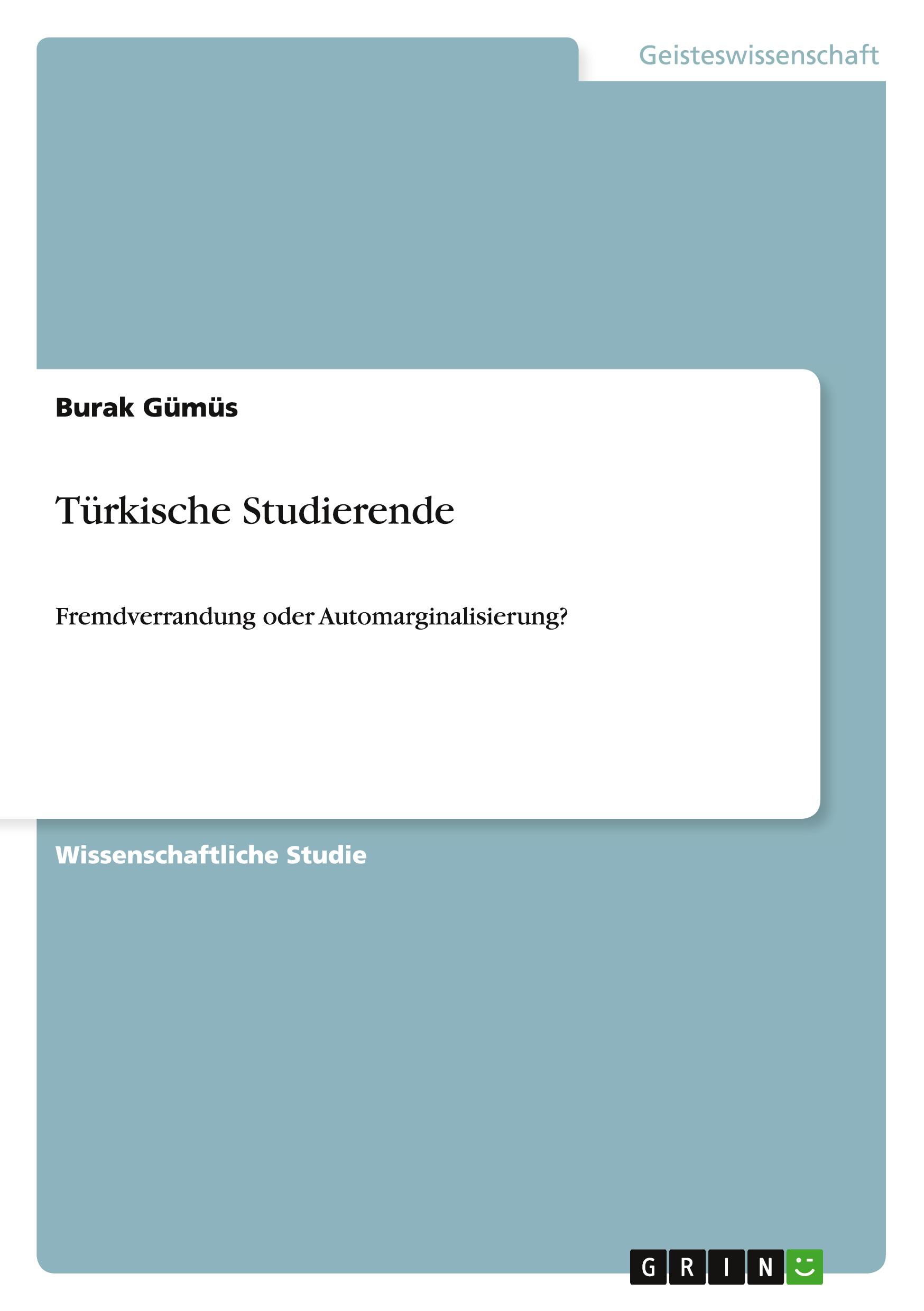 Vorderes Coverbild Türkische Studierende