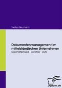 Vorderes Coverbild Dokumentenmanagement im mittelständischen Unternehmen