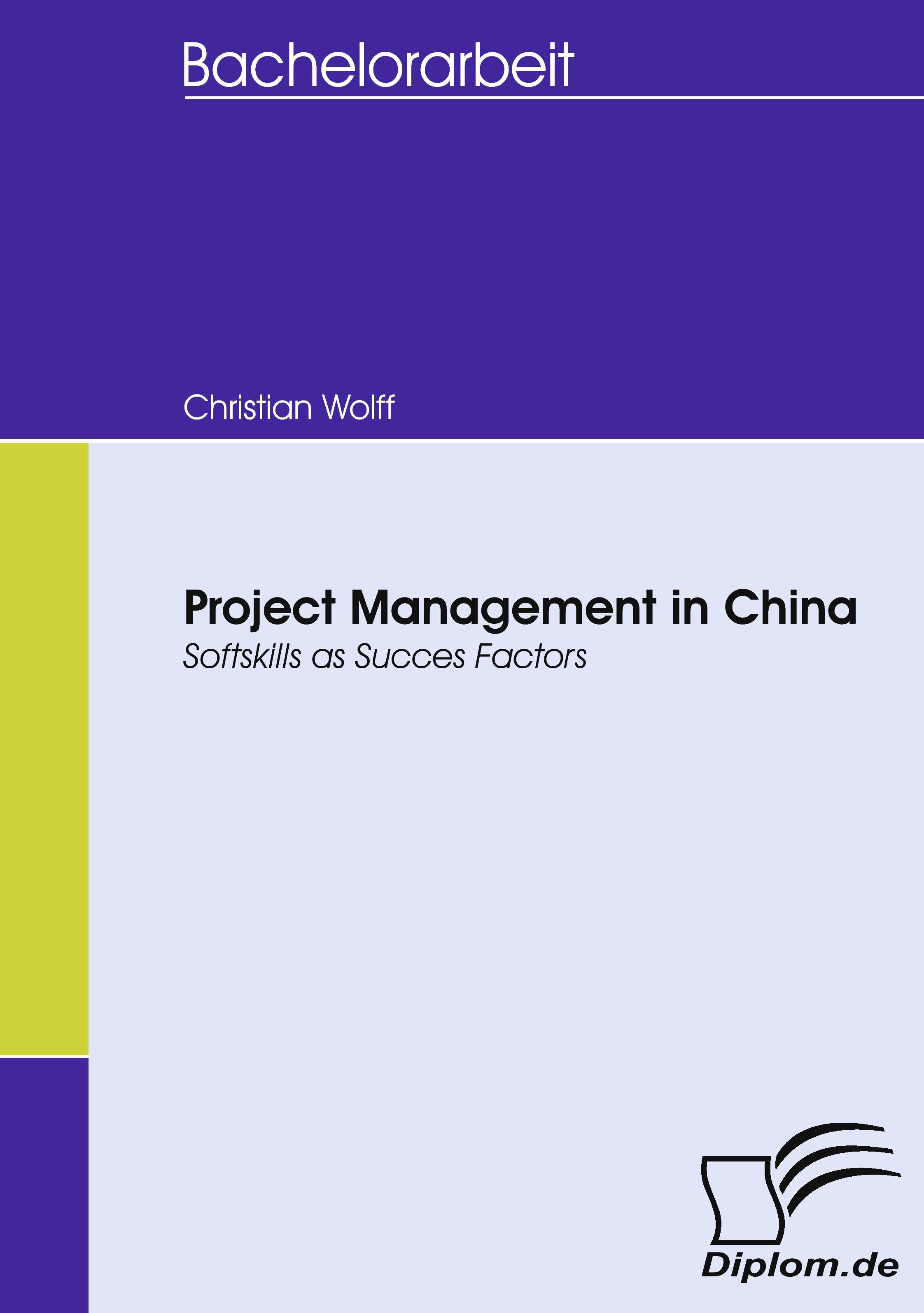 Vorderes Coverbild Project Management in China