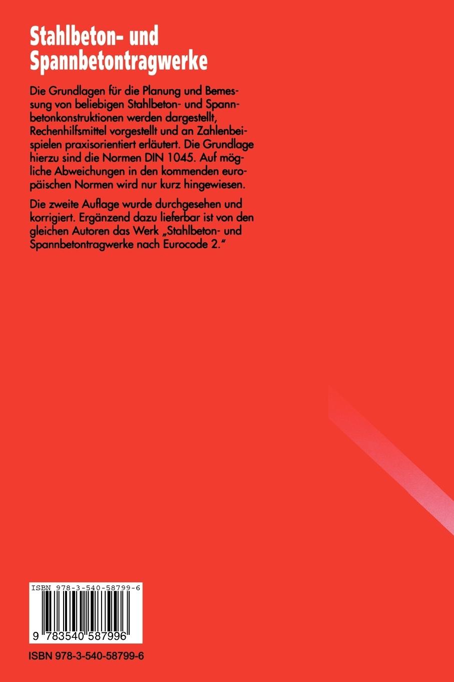 Rückseitencover Stahlbeton- und Spannbetontragwerke