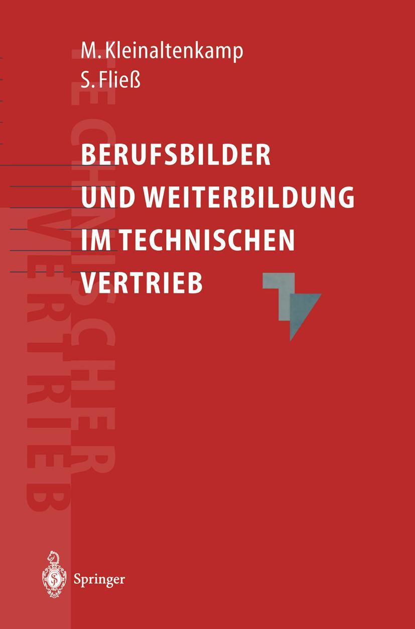 Vorderes Coverbild Berufsbilder und Weiterbildungsbedarf im Technischen Vertrieb