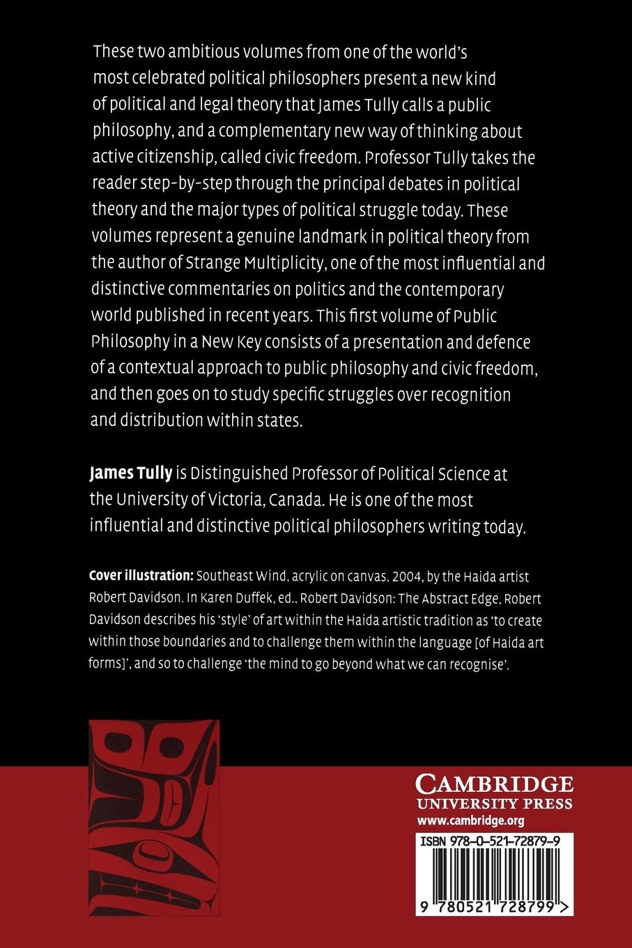 Rückseitencover Public Philosophy in a New Key