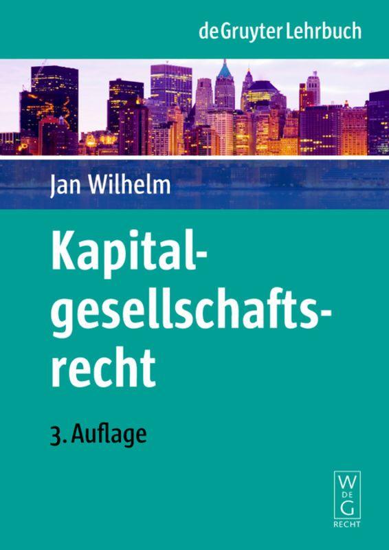 Vorderes Coverbild Kapitalgesellschaftsrecht