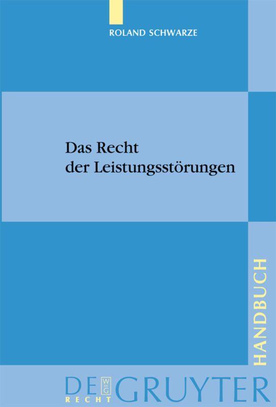 Vorderes Coverbild Das Recht der Leistungsstörungen