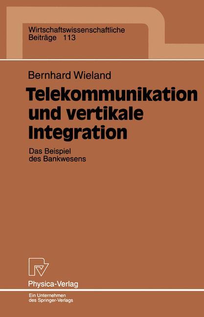 Vorderes Coverbild Telekommunikation und vertikale Integration