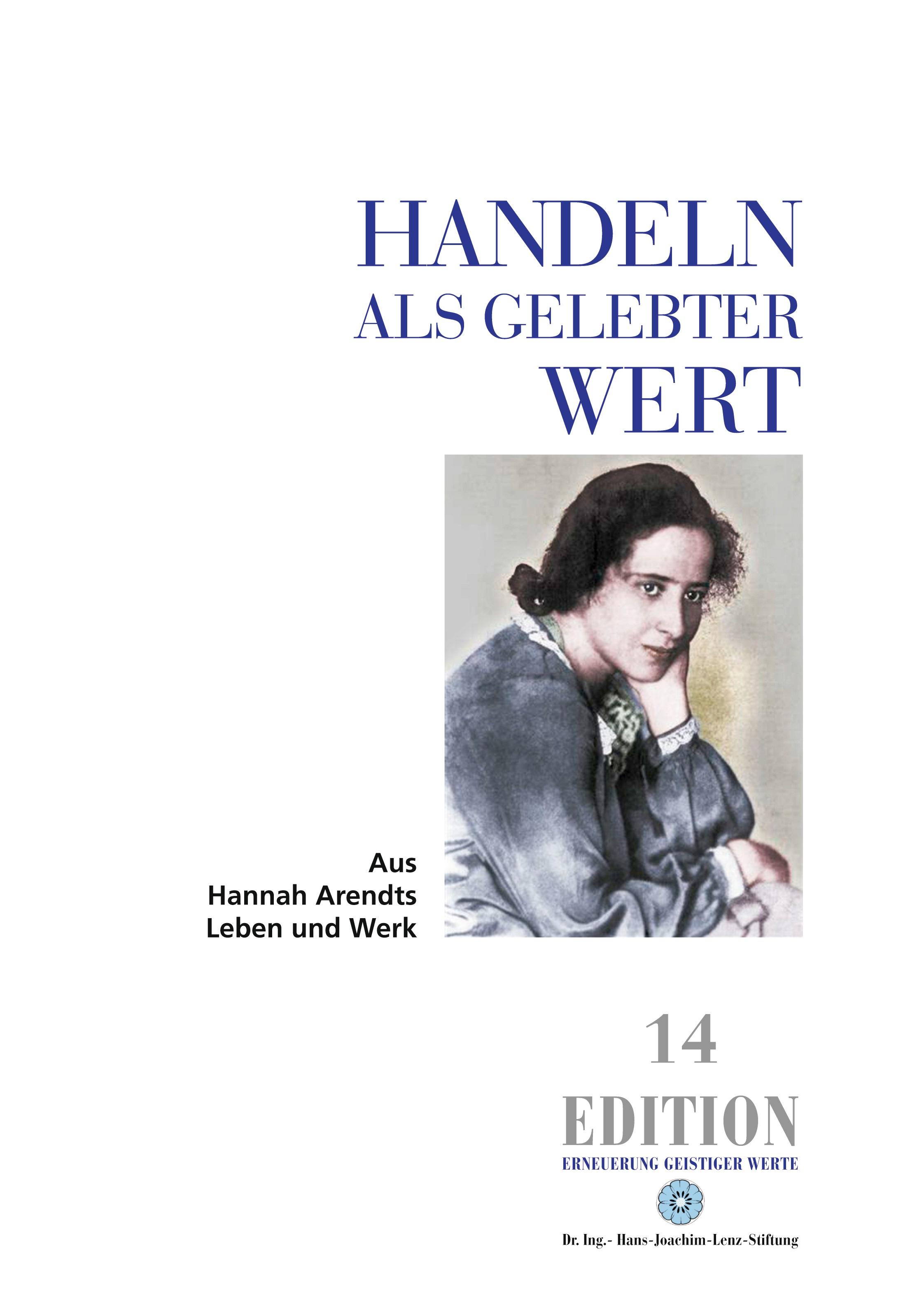 Vorderes Coverbild Handeln als gelebter Wert