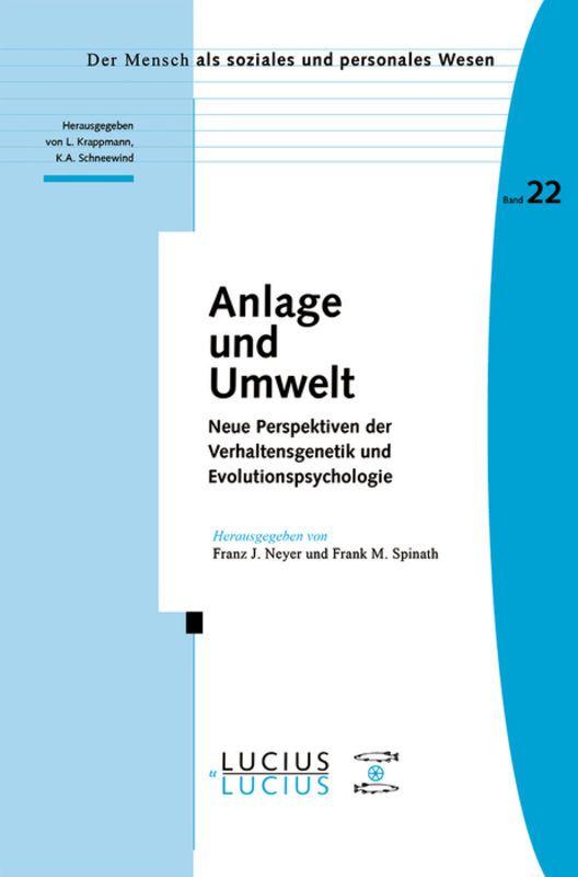 Vorderes Coverbild Anlage und Umwelt