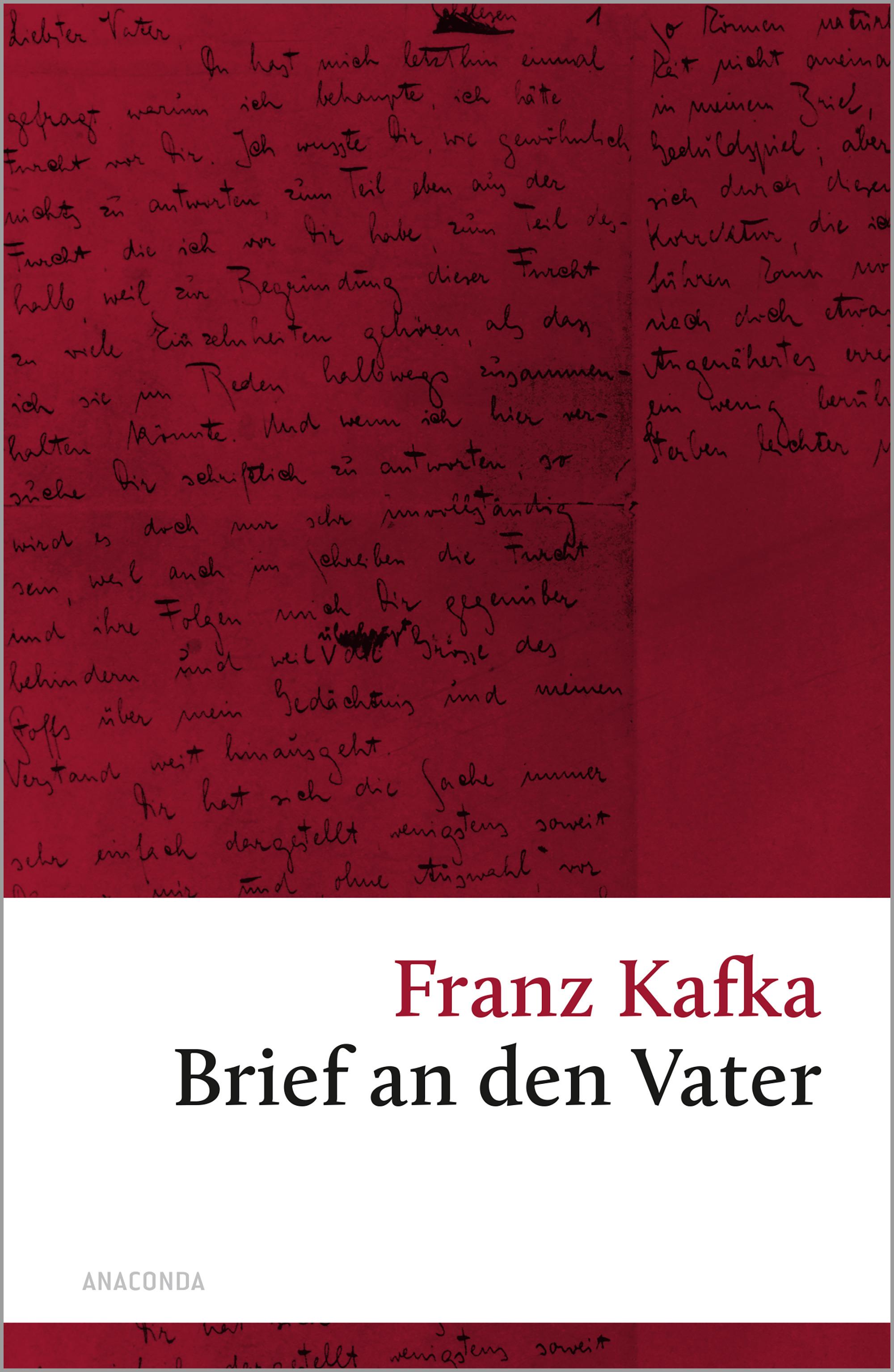 Vorderes Coverbild Brief an den Vater