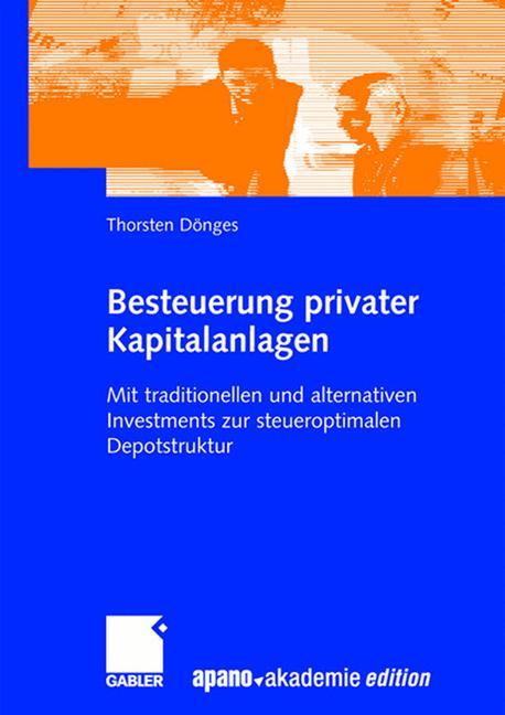 Vorderes Coverbild Besteuerung privater Kapitalanlagen