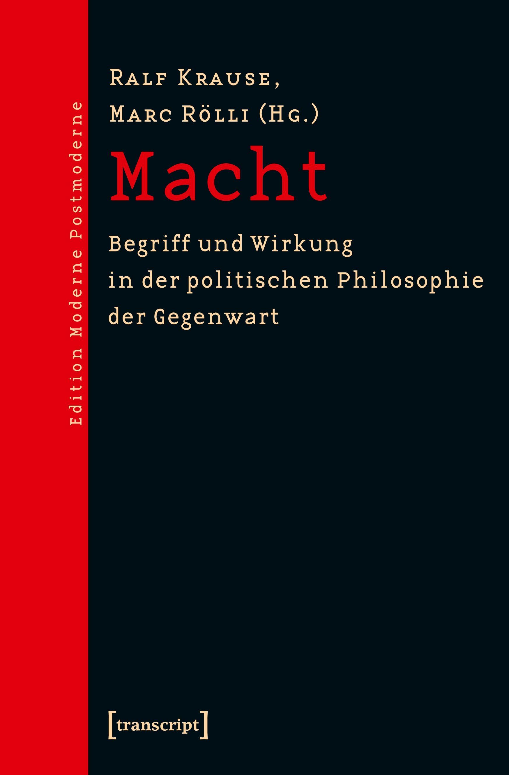 Vorderes Coverbild Macht