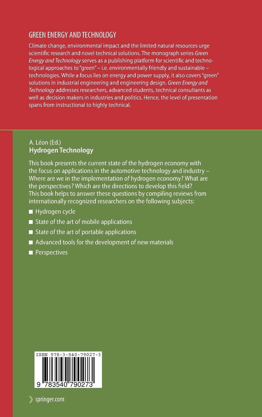 Rückseitencover Hydrogen Technology