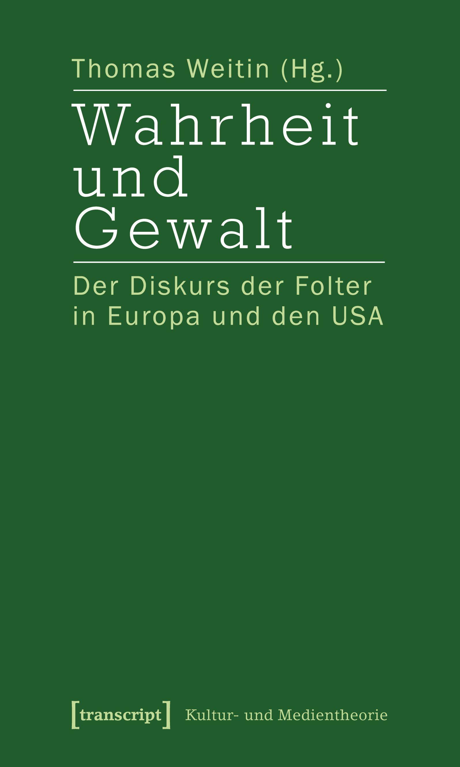 Vorderes Coverbild Wahrheit und Gewalt