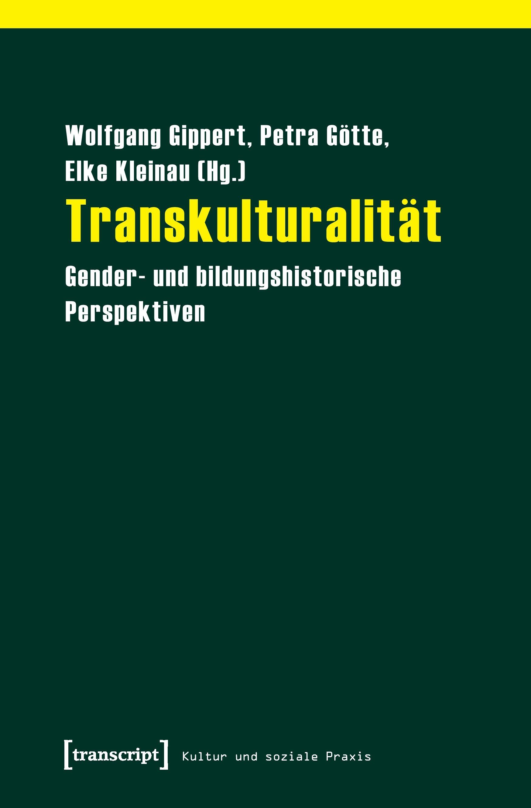 Vorderes Coverbild Transkulturalität