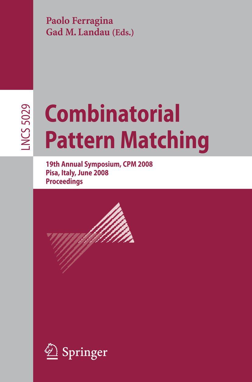 Vorderes Coverbild Combinatorial Pattern Matching