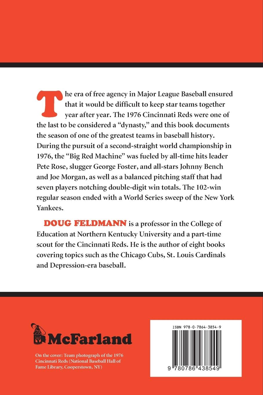Rückseitencover The 1976 Cincinnati Reds