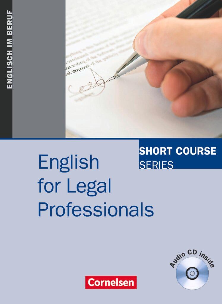 Vorderes Coverbild English for Legal Professionals