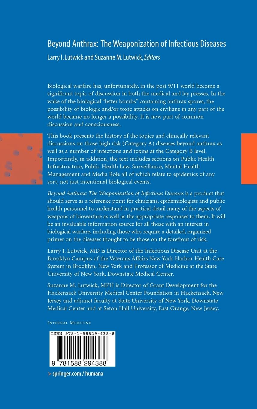 Rückseitencover Beyond Anthrax