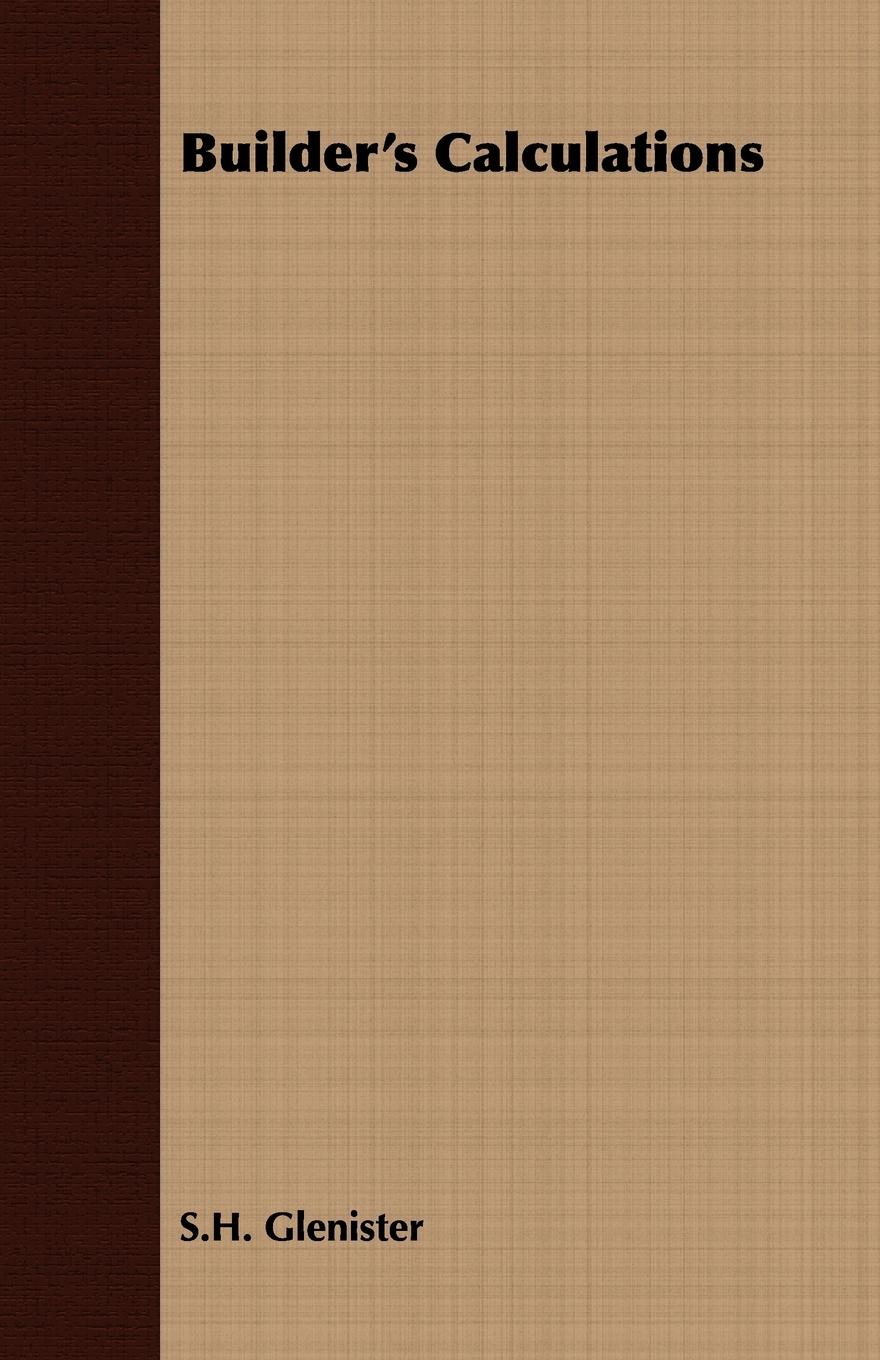 Vorderes Coverbild Builder's Calculations