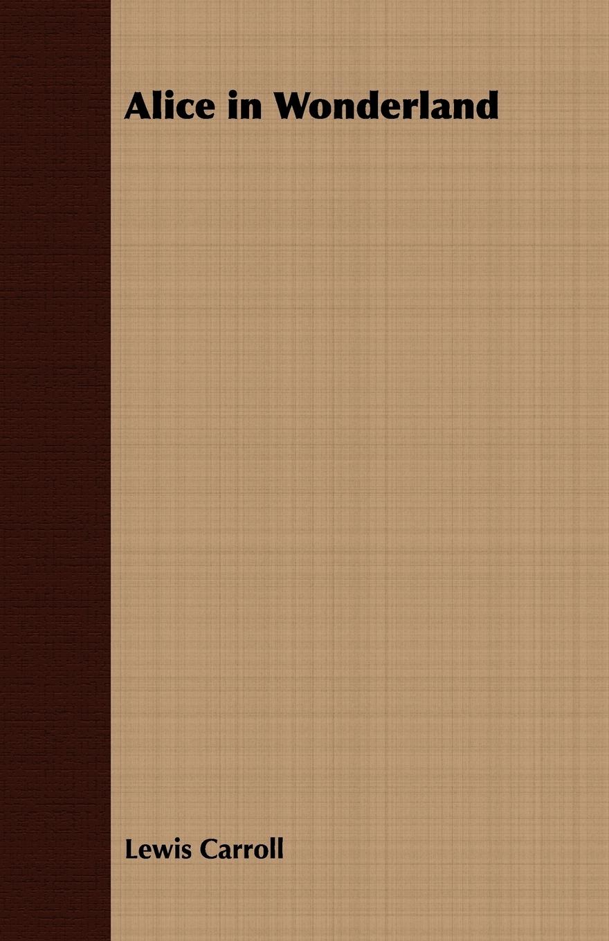 Vorderes Coverbild Alice in Wonderland