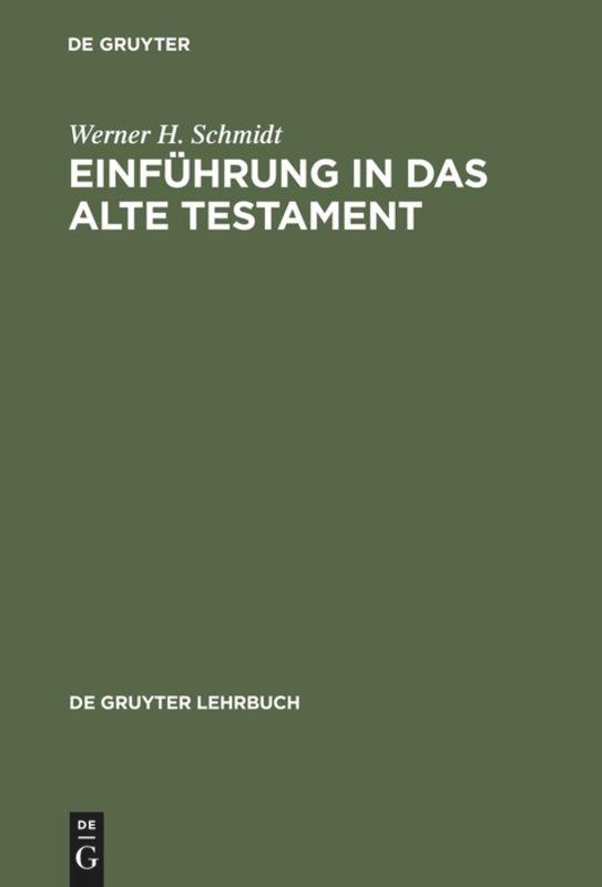 Vorderes Coverbild Einführung in das Alte Testament