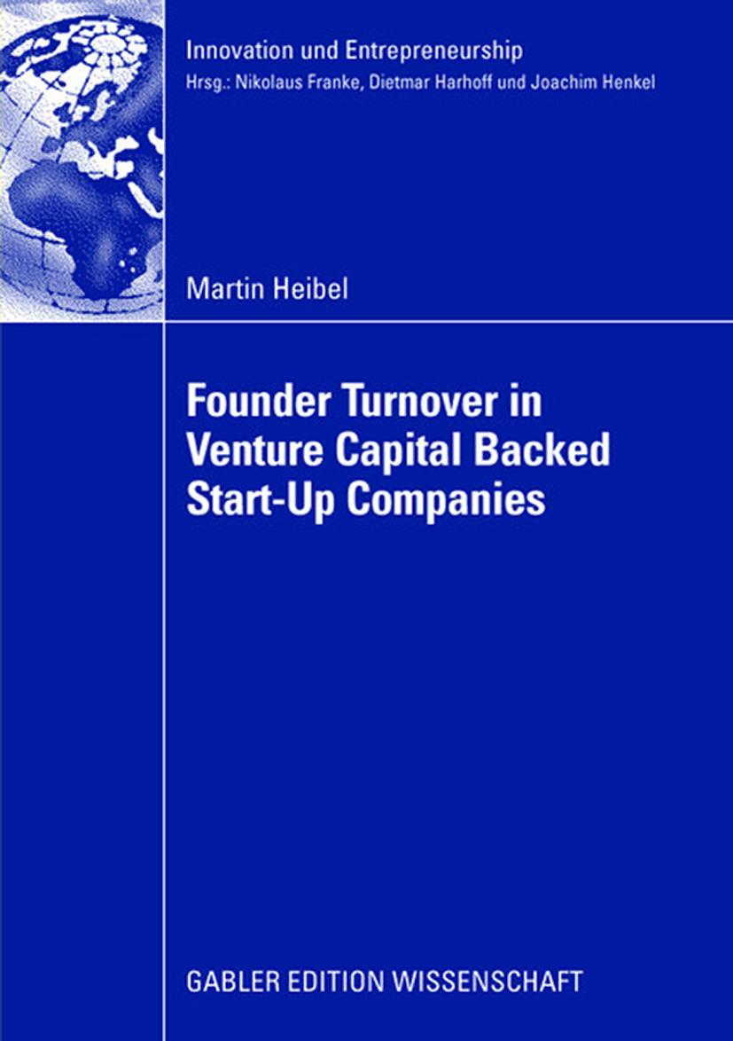 Vorderes Coverbild Founder Turnover in Venture Capital Backed Start-Up Companies