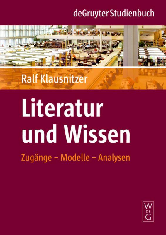 Vorderes Coverbild Literatur und Wissen