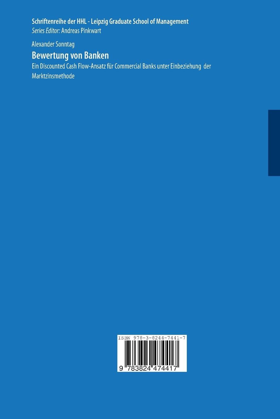 Rückseitencover Bewertung von Banken