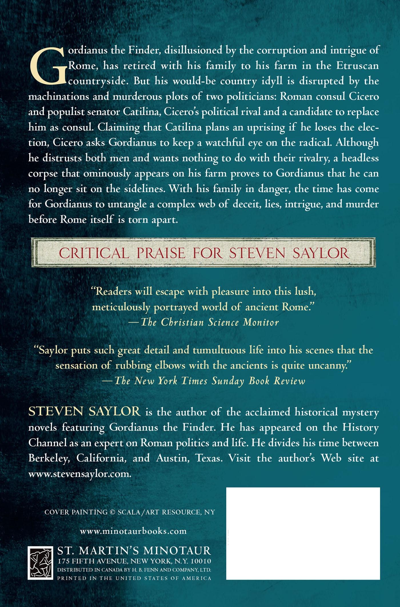 Rückseitencover Catilina's Riddle