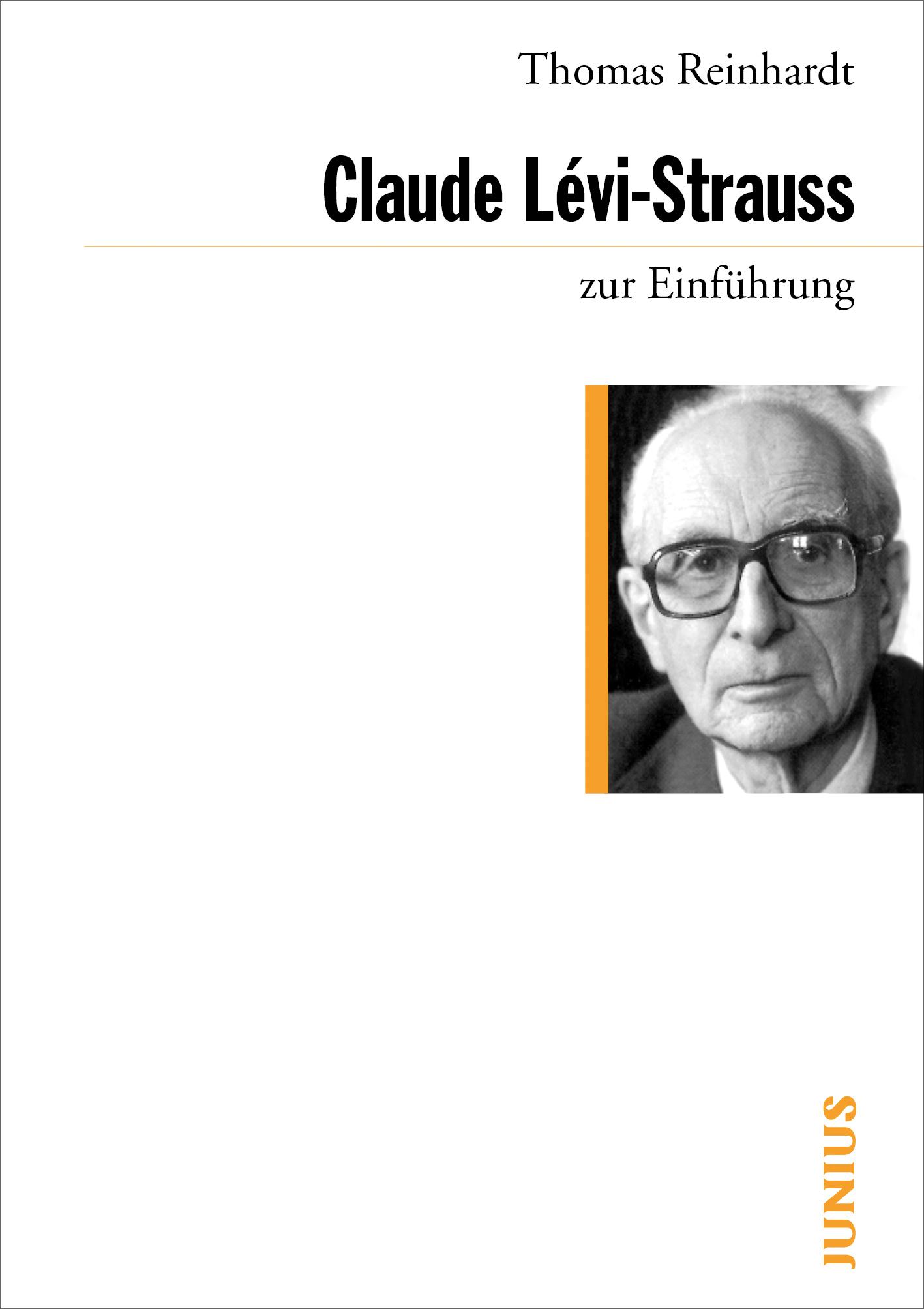 Vorderes Coverbild Claude Lévi-Strauss zur Einführung