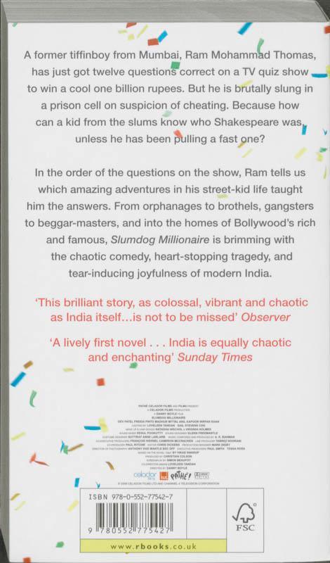 Rückseitencover Q &  A (Slumdog Millionaire) Film Tie-In