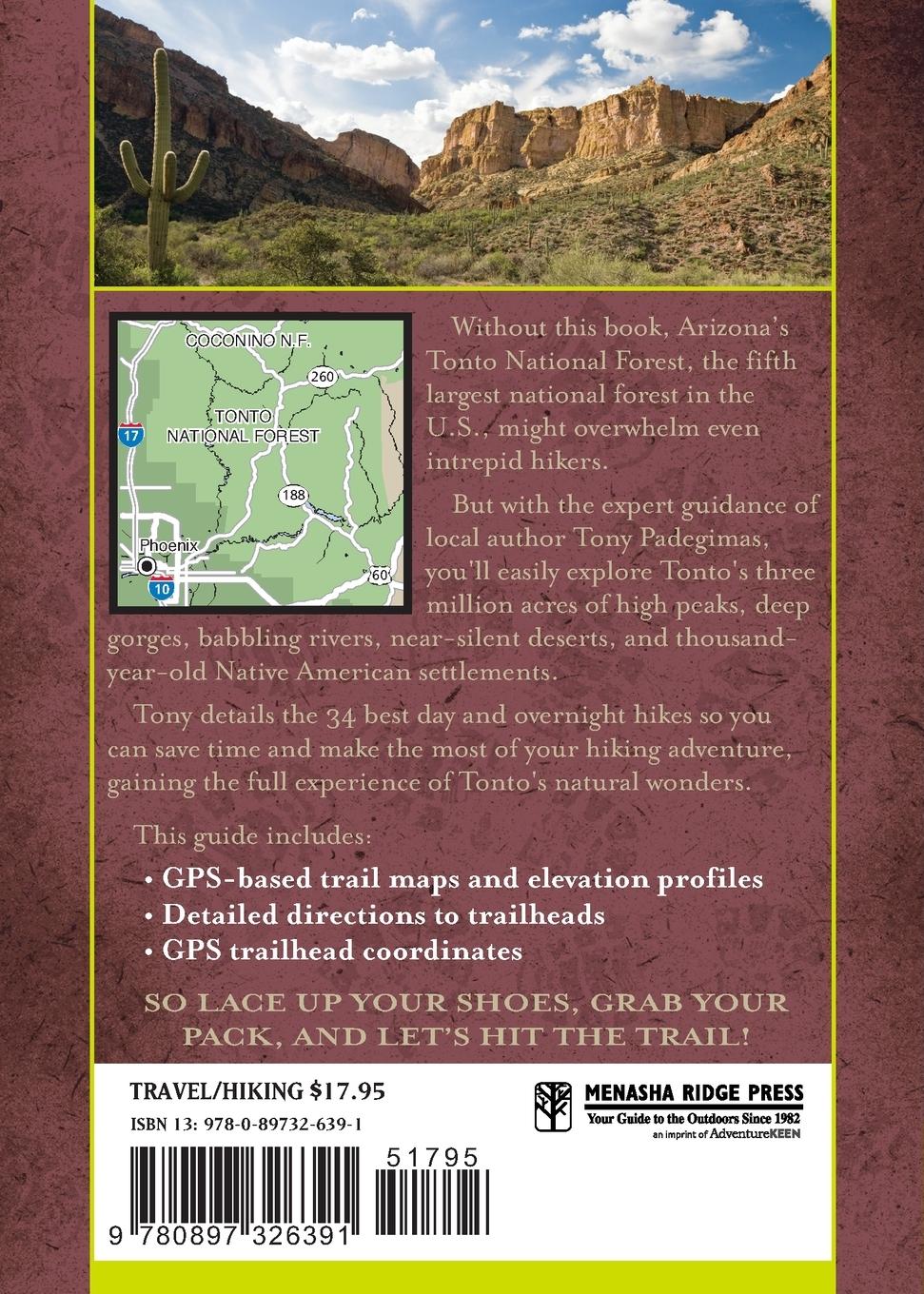 Rückseitencover Day & Overnight Hikes: Tonto National Forest
