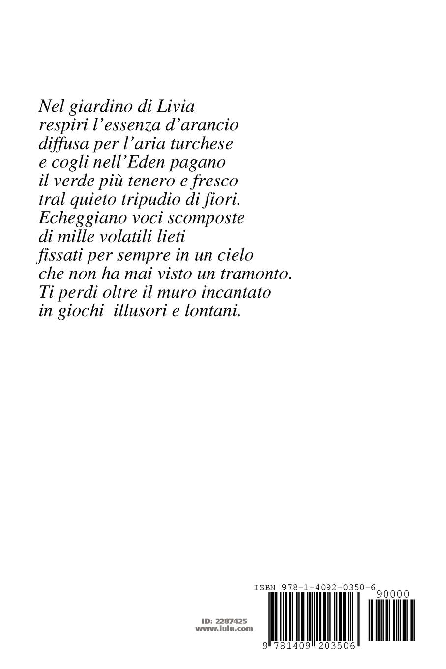 Rückseitencover Nel giardino di Livia...