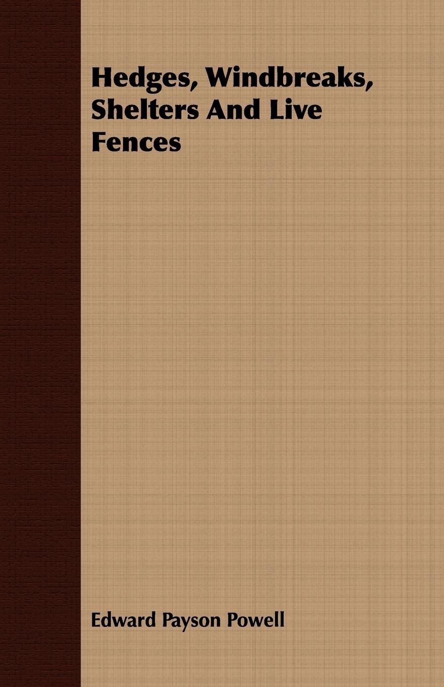 Vorderes Coverbild Hedges, Windbreaks, Shelters And Live Fences