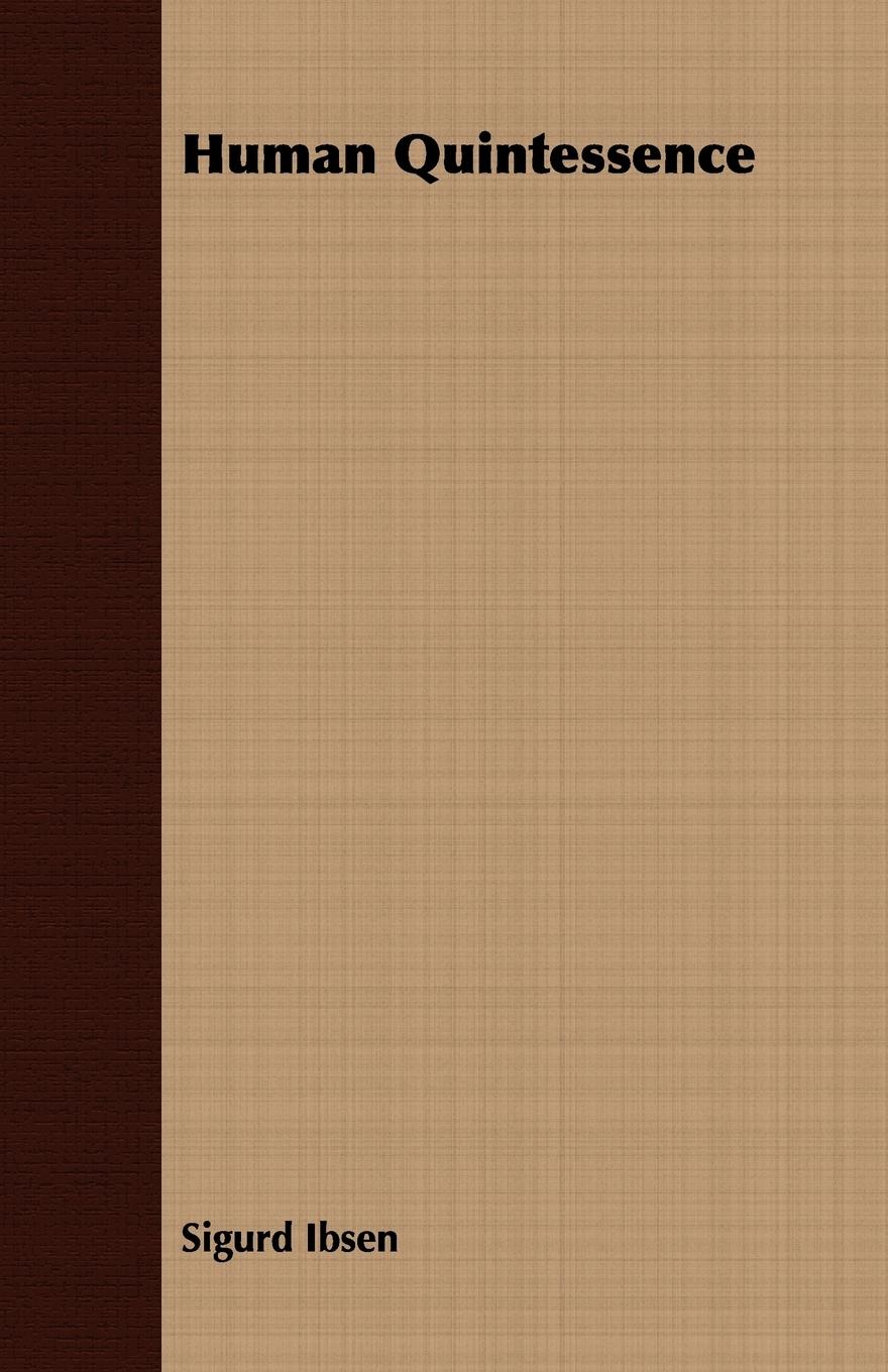 Vorderes Coverbild Human Quintessence