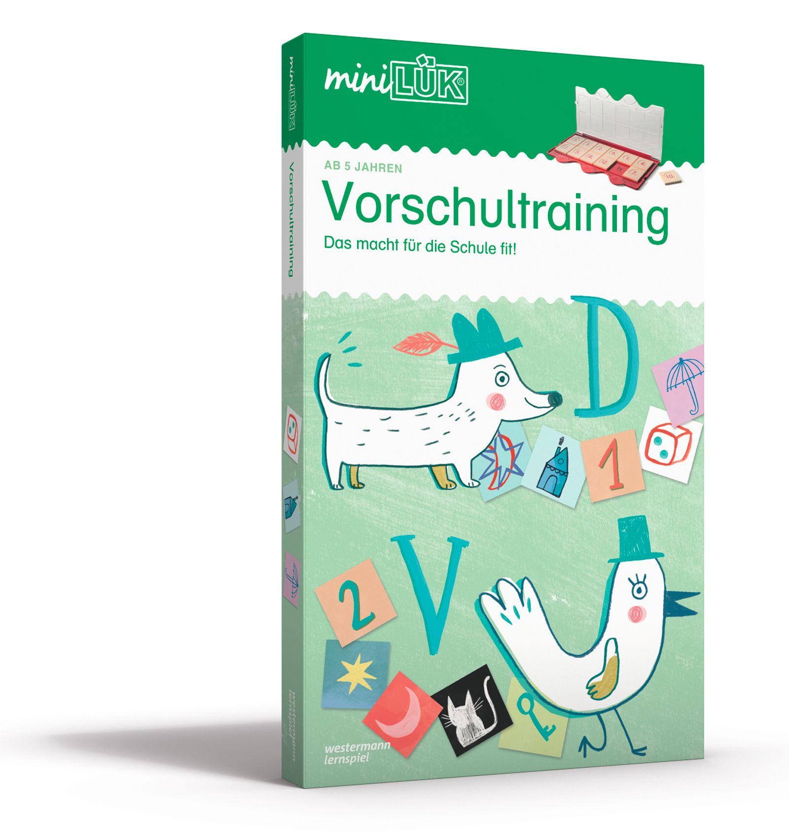 Vorderes Coverbild miniLÜK-Set Vorschultraining