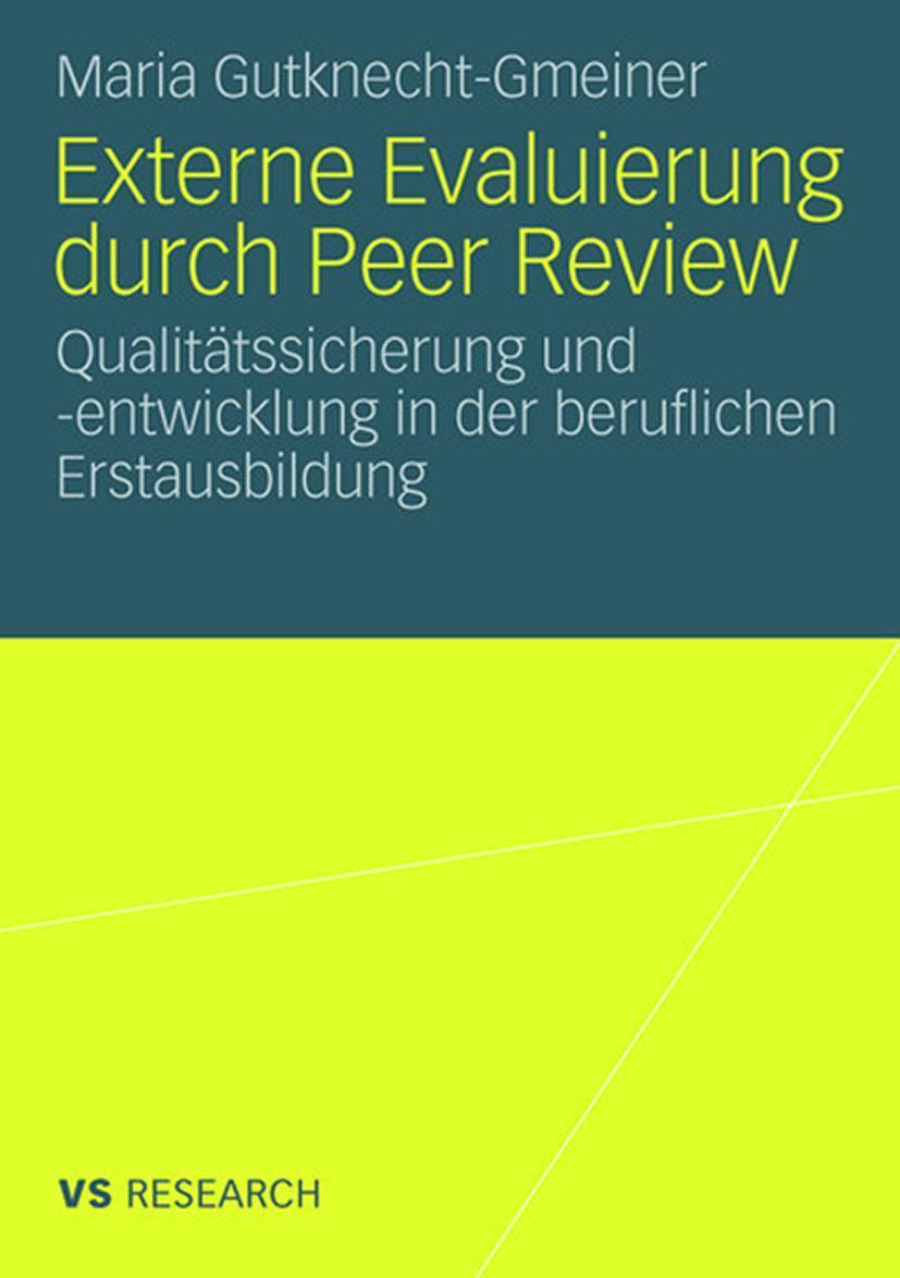 Vorderes Coverbild Externe Evaluierung durch Peer Review