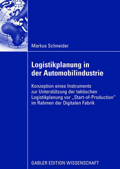 Vorderes Coverbild Logistikplanung in der Automobilindustrie