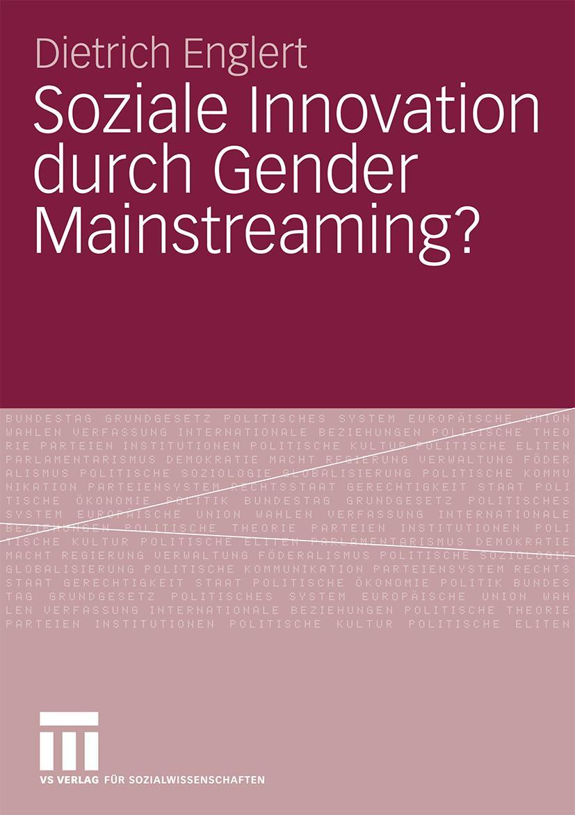 Vorderes Coverbild Soziale Innovation durch Gender Mainstreaming?