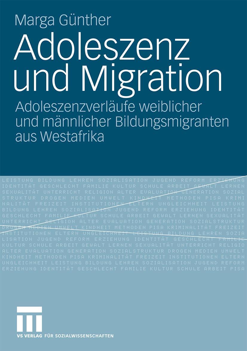 Vorderes Coverbild Adoleszenz und Migration