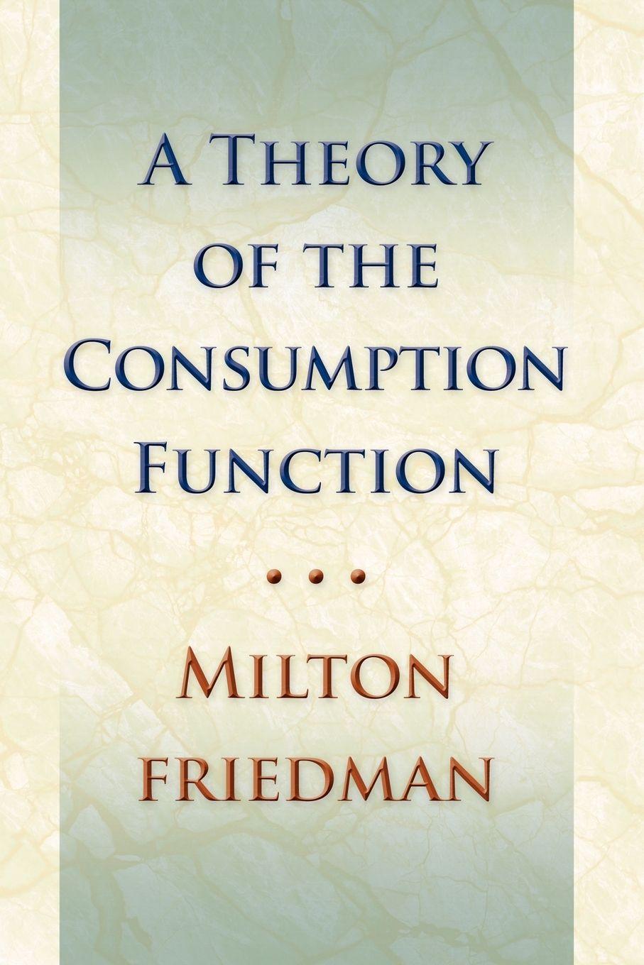 Vorderes Coverbild Theory of the Consumption Function
