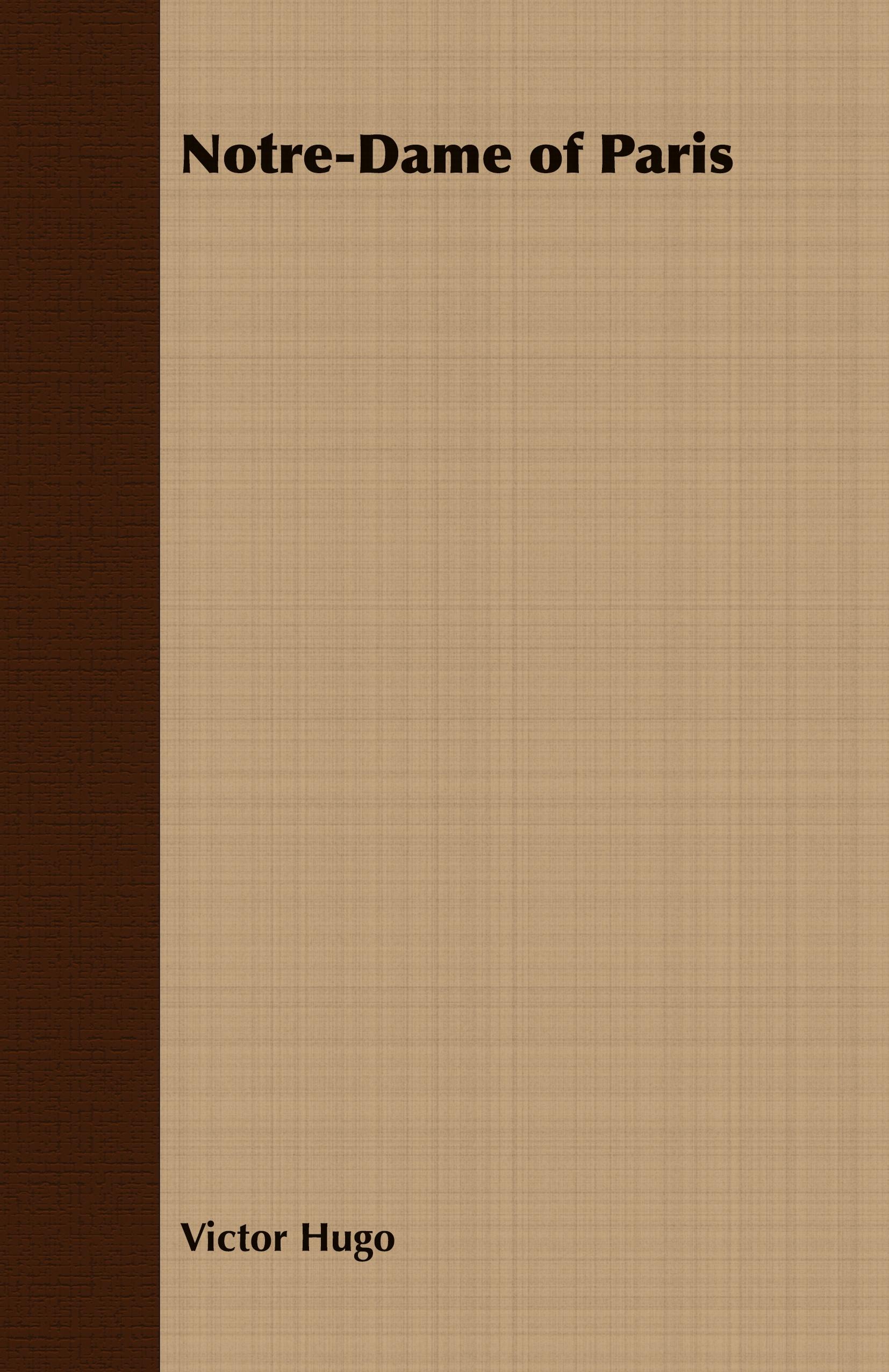 Vorderes Coverbild Notre-Dame of Paris